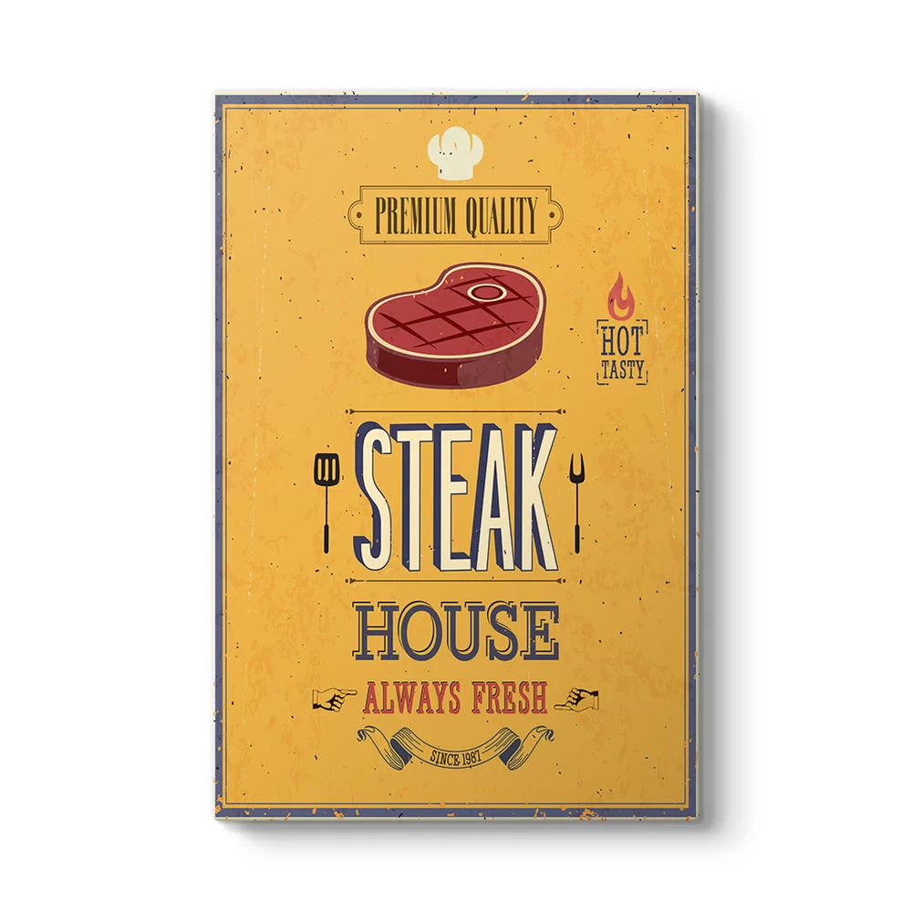 Steak House Tablosu - Model 2